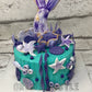 Mermaid Purple Cake Creme Castle