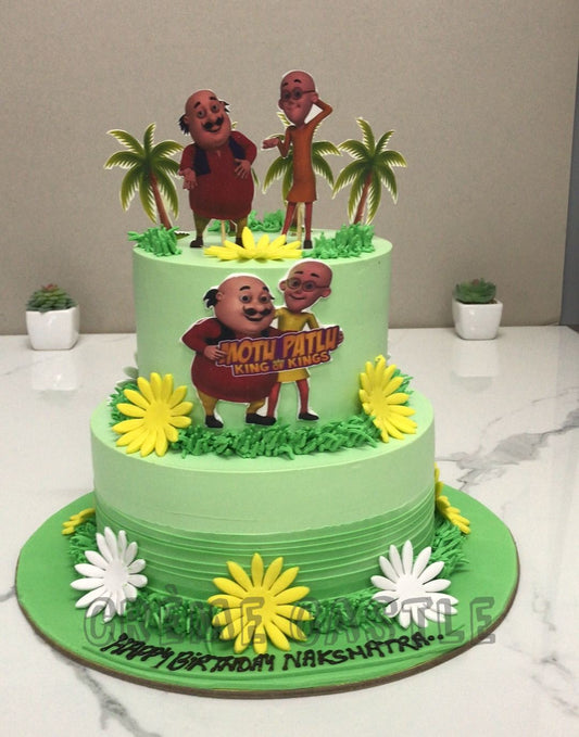 Motu Patlu Tier Cake