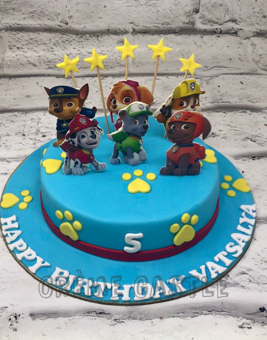 2 Tier Paw Patrol Fondant Cake Delivery in Delhi NCR - ₹7,499.00 Cake  Express