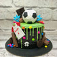 Football Theme Birthday Cake