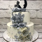 Silver Jubilee Rose cake