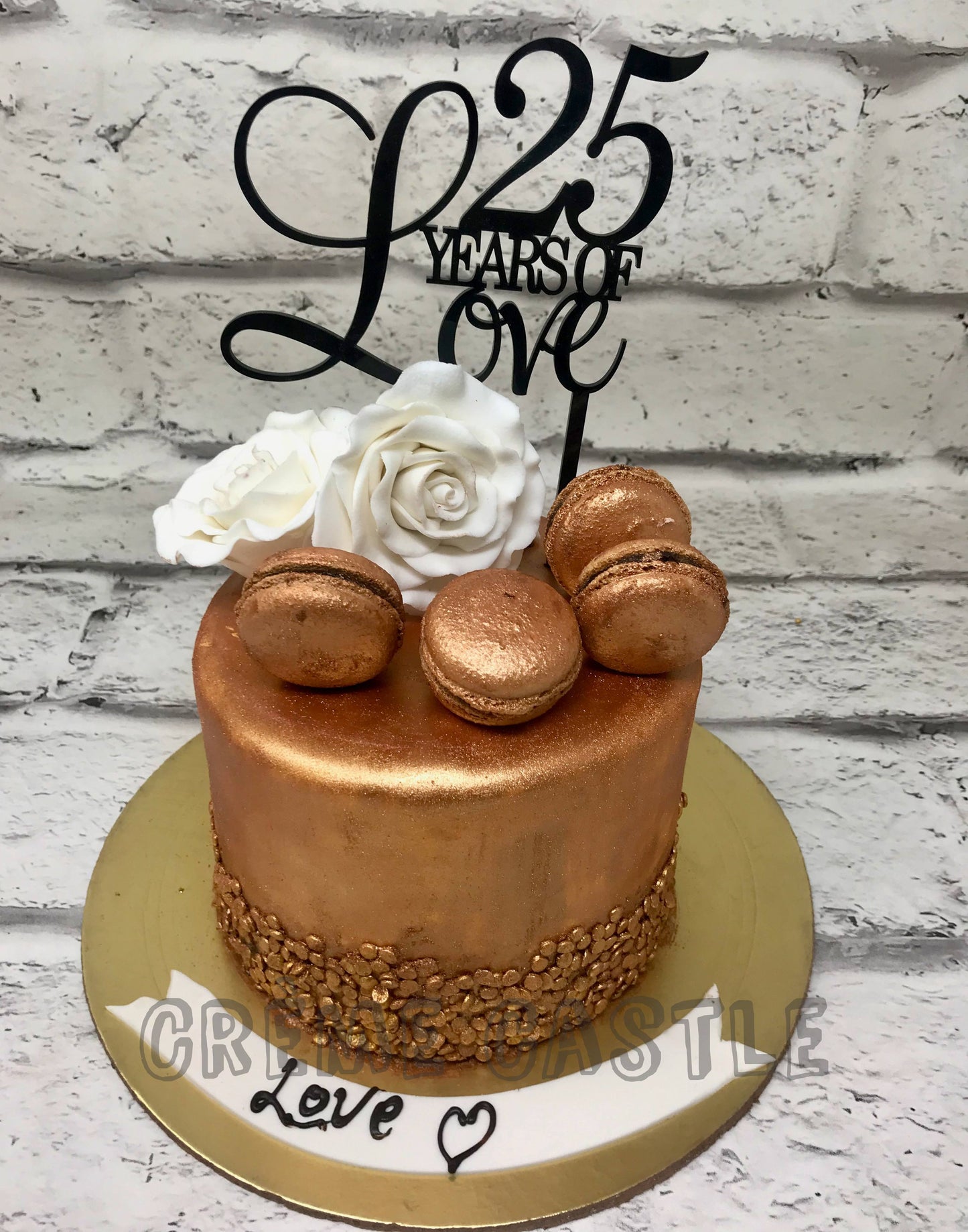 Copper Theme Cake