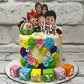 Cocomelon Blocks Cake