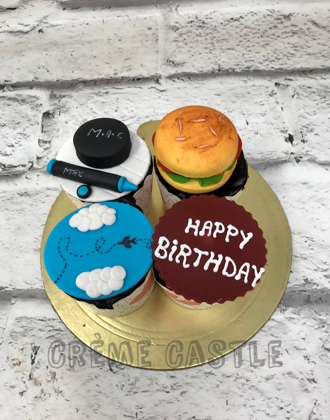 Food and Travel Cupcakes