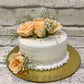 Orange Rose Cream Cake