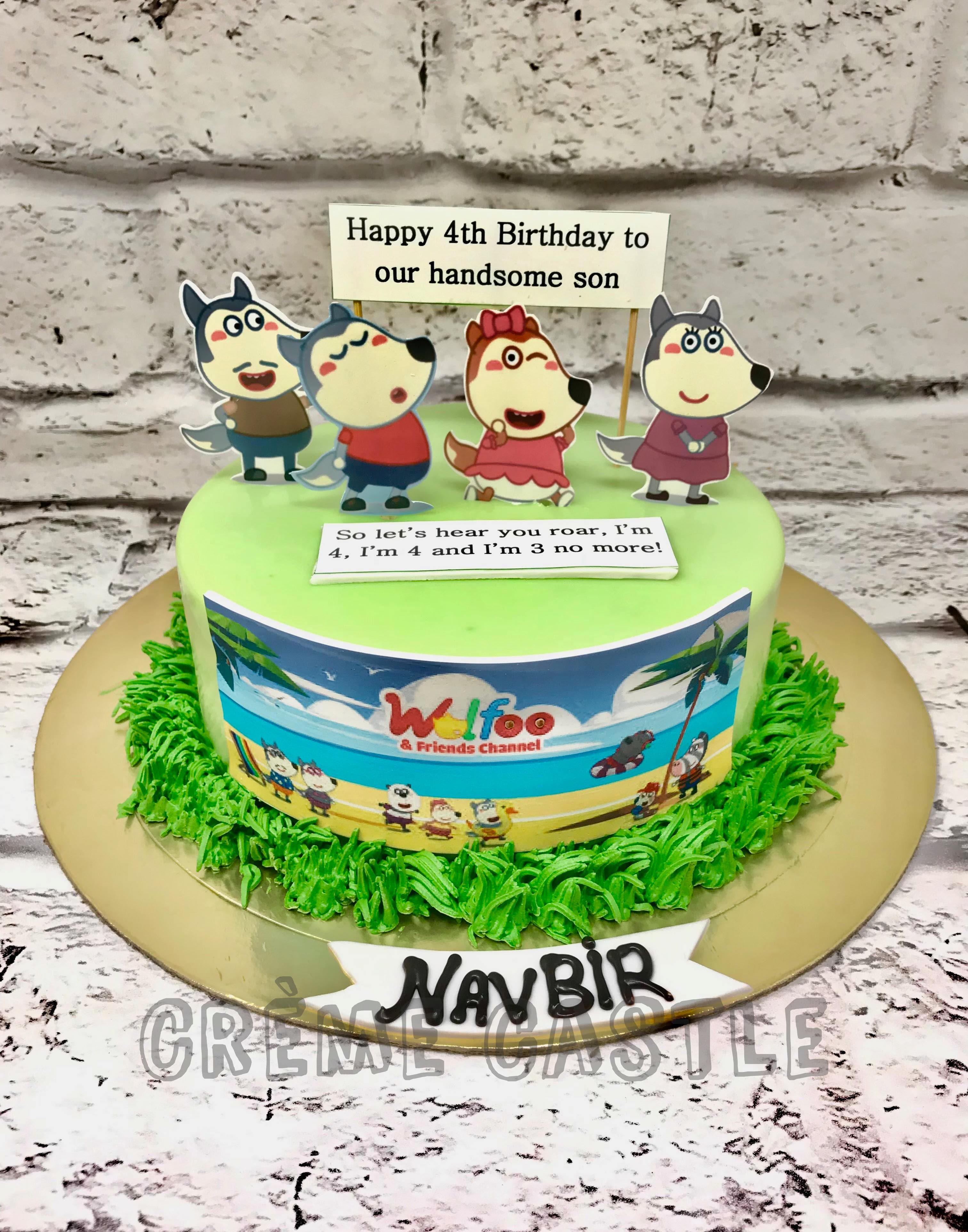 Bingo Birthday Cake No.N081 - Creative Cakes