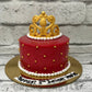 Red Crown Cake