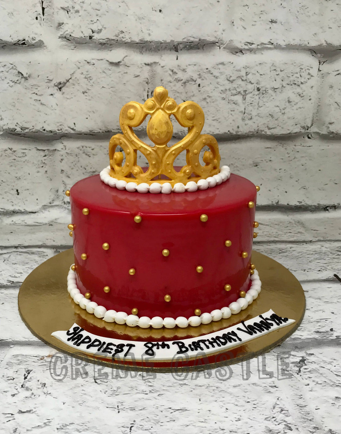 Red Crown Cake