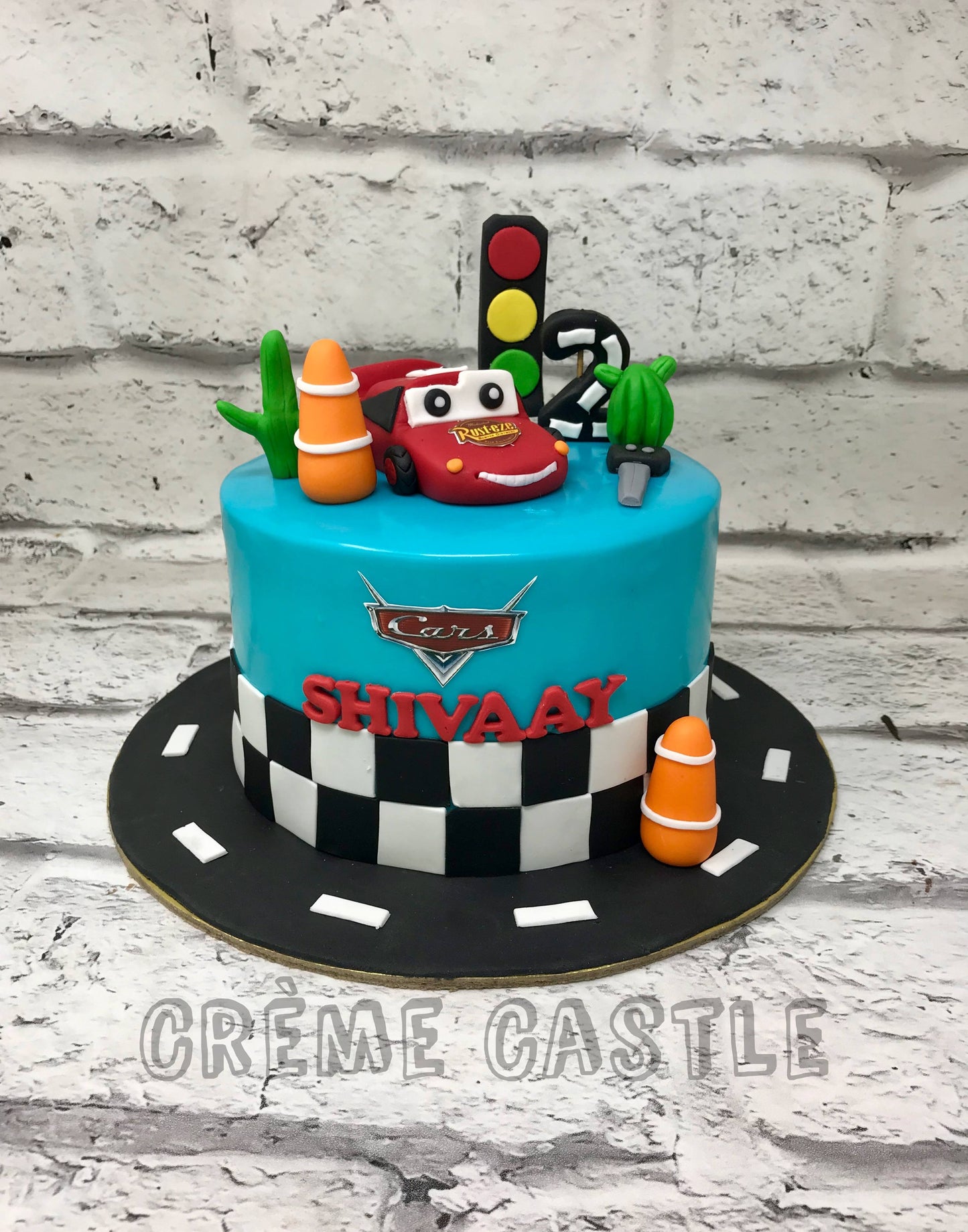 Pixar Checks Cake