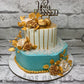 Hexagon Golden Cake