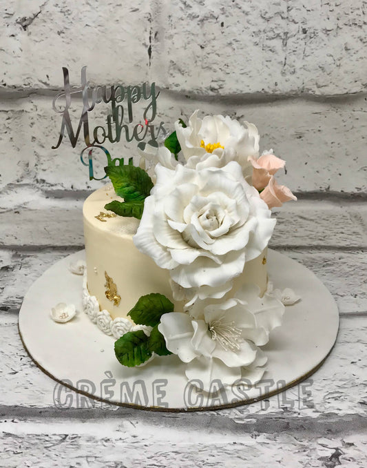 Handcrafted Floral Bunch Cake