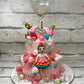 Peppa and Girl Cake Creme Castle