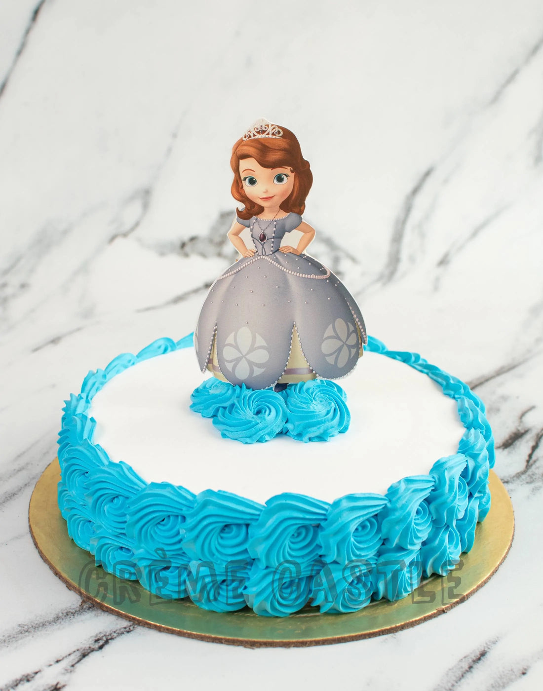Sofia Cutout Cake
