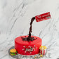 Coca Cola Drip Cake