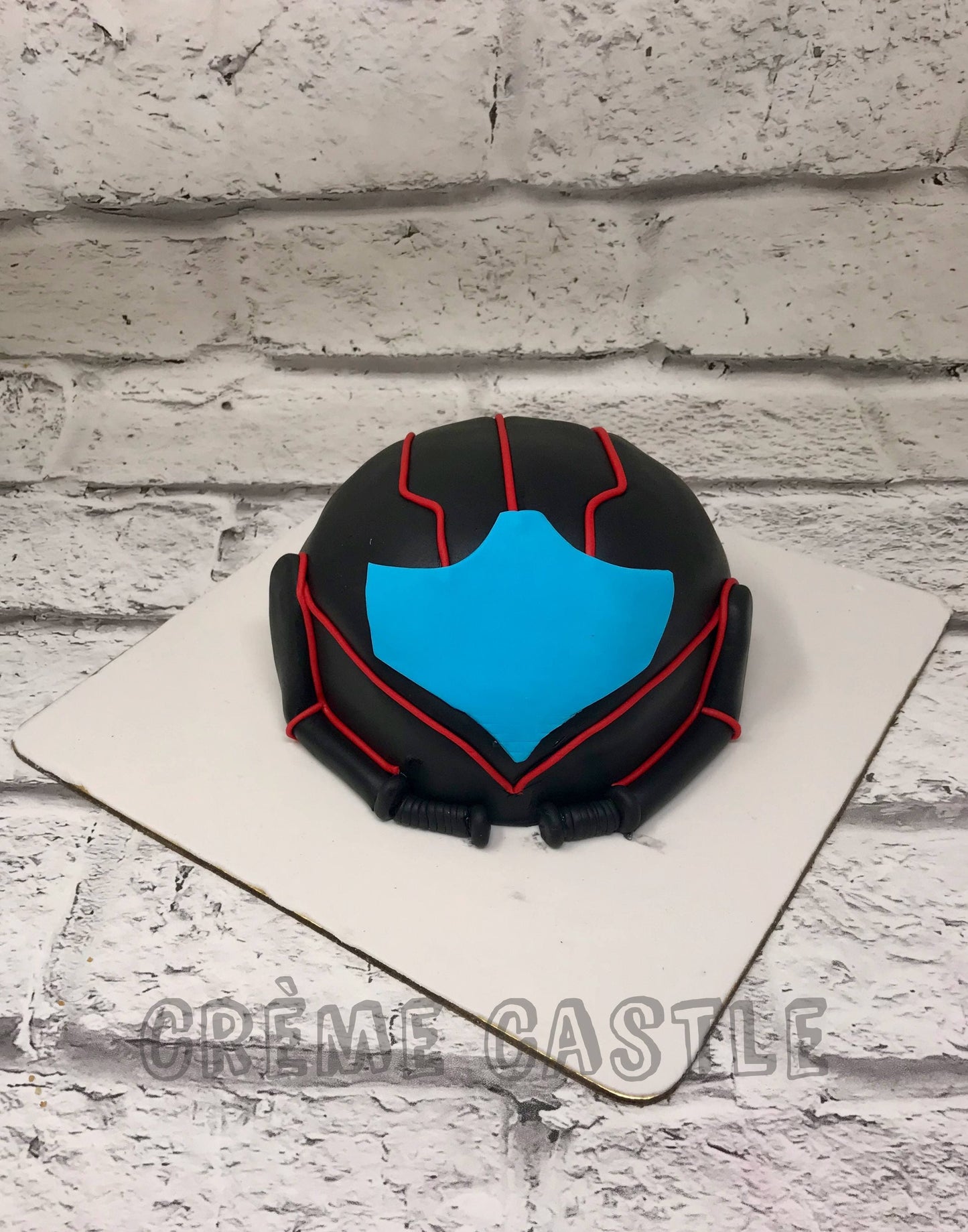 Mask Helmet Cake