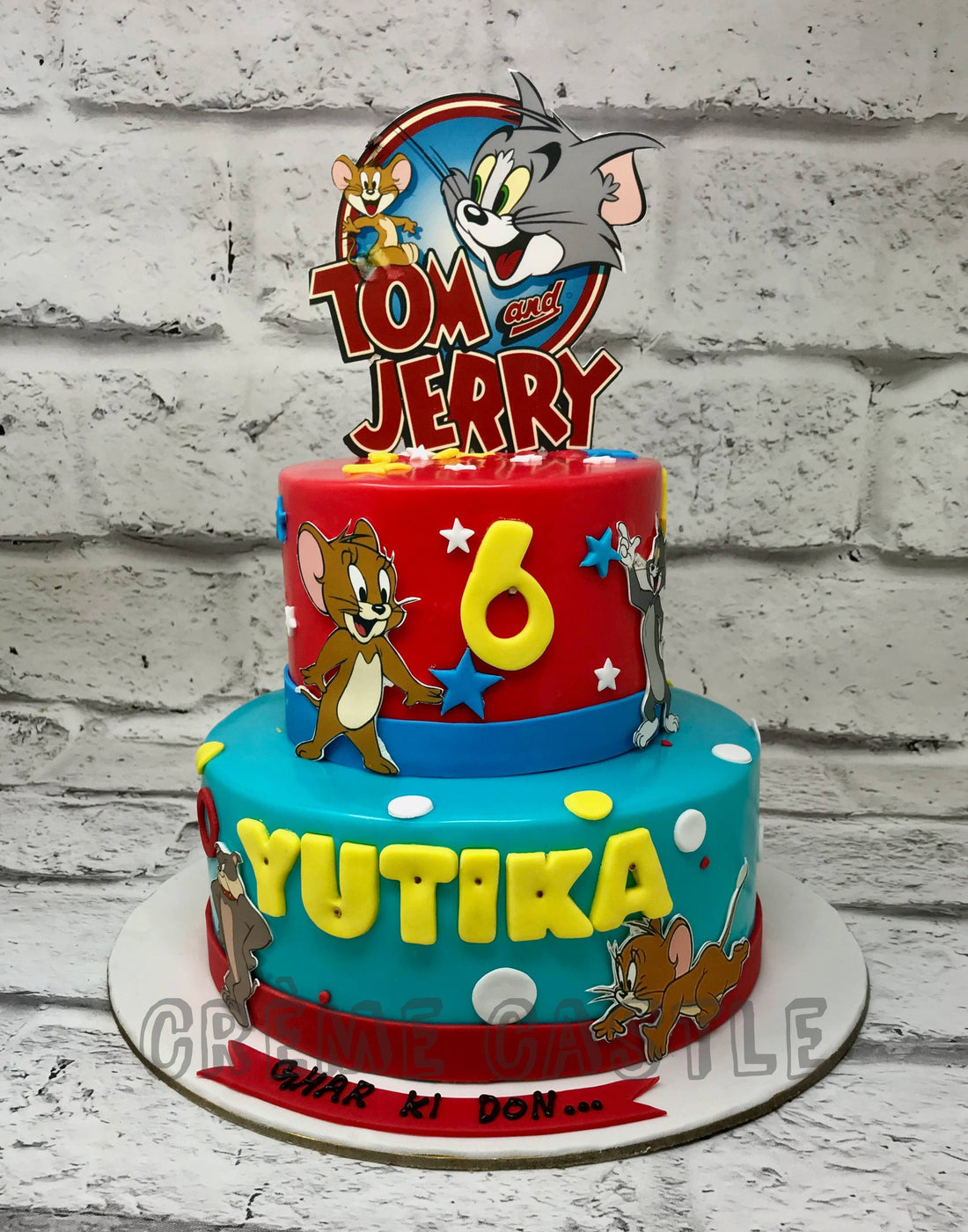 Tom Jerry Tier Cake