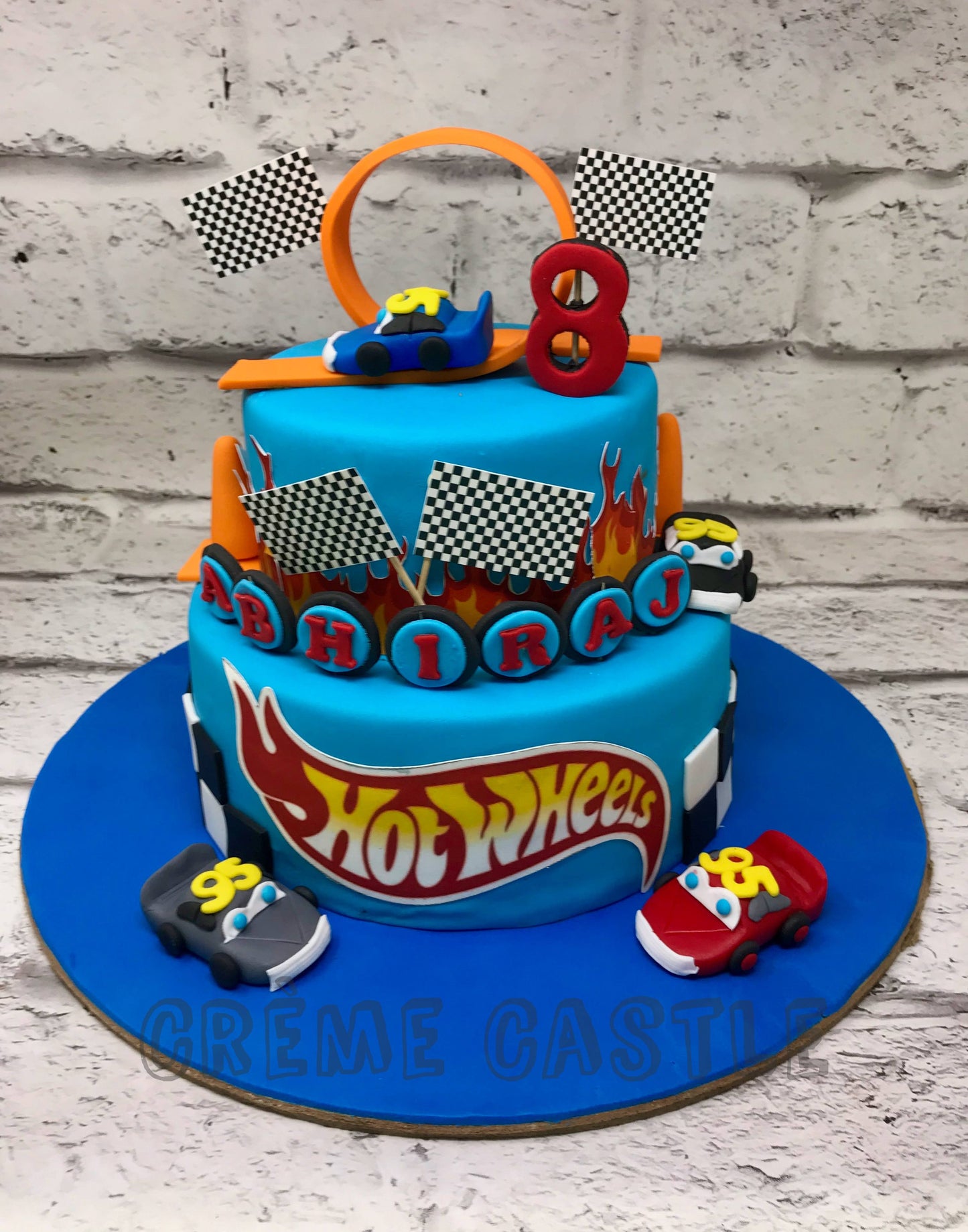 Hot Wheels Tier Cake