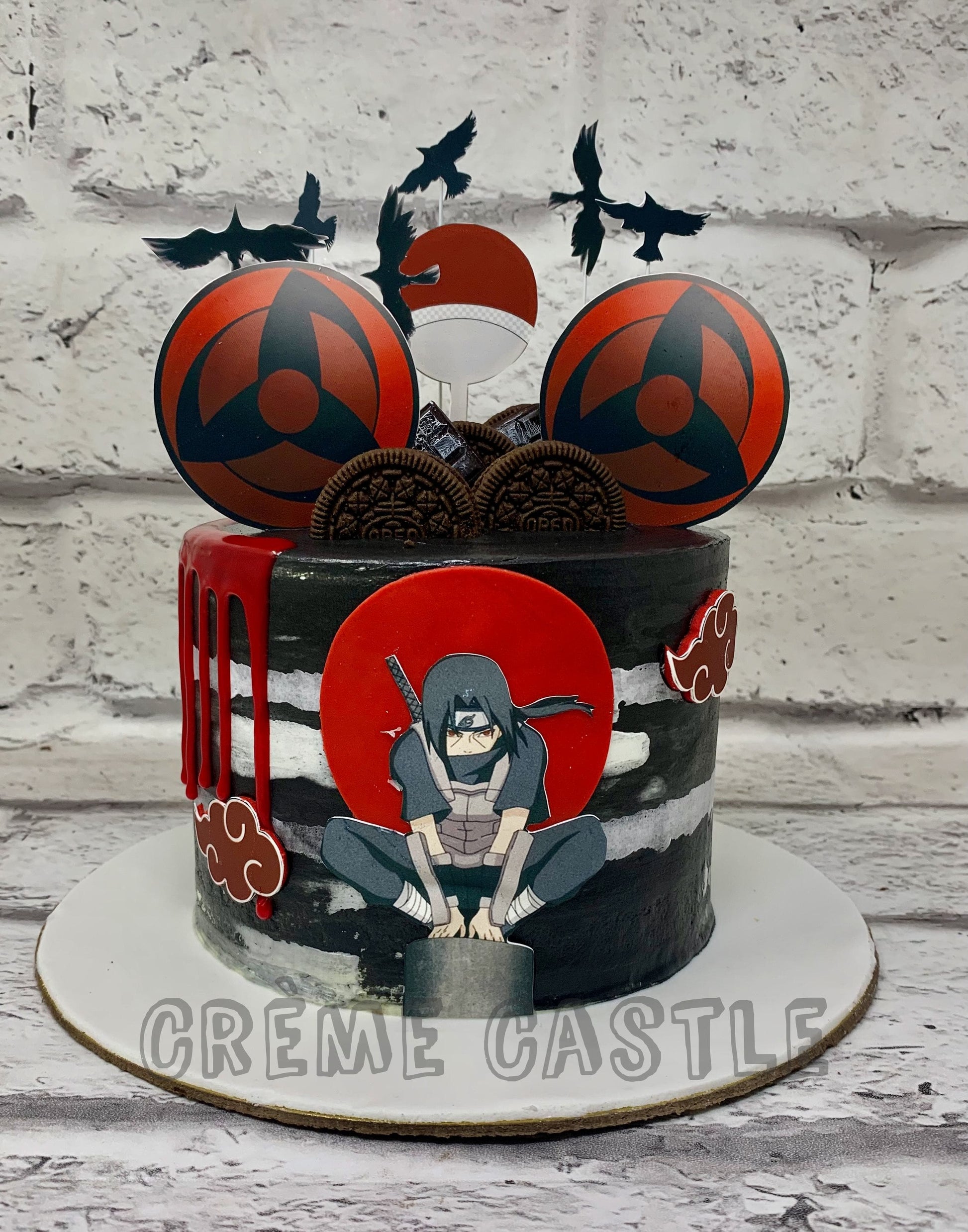 Itachi Naruto Cake