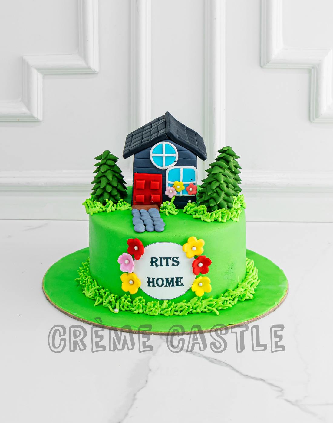 3D House Cake By Faj Custom Cakes - CakeCentral.com