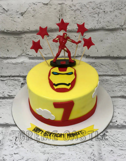 Ironman Yellow Cake