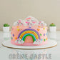 Pink Rainbow Cake - Creme Castle