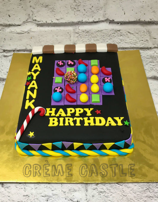 Candy Crush Game Cake