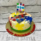 Painting Cake with Splash by Creme Castle
