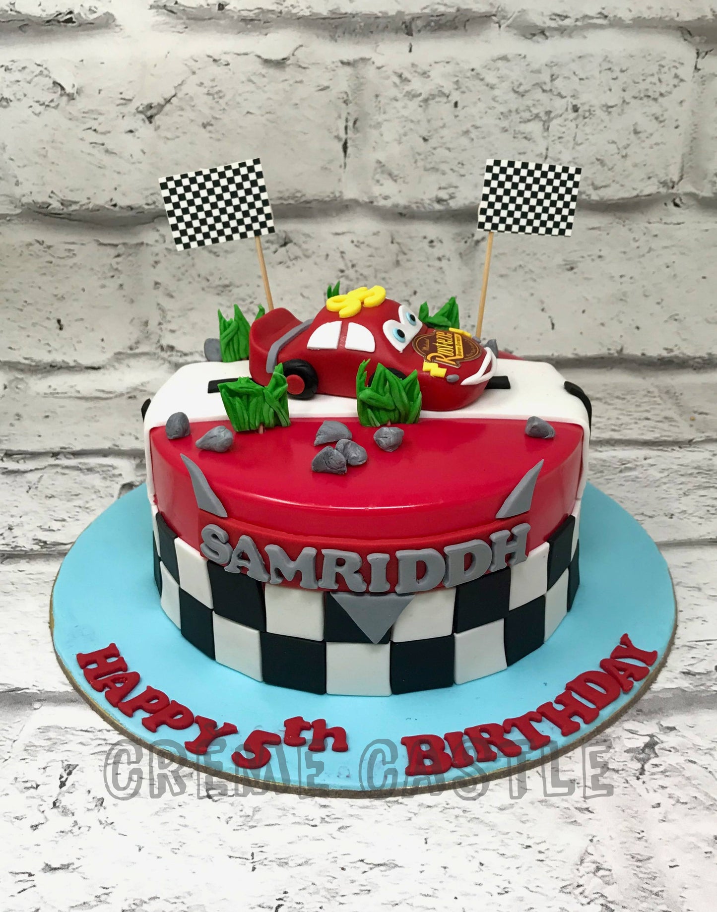 Red Pixar Car Cake