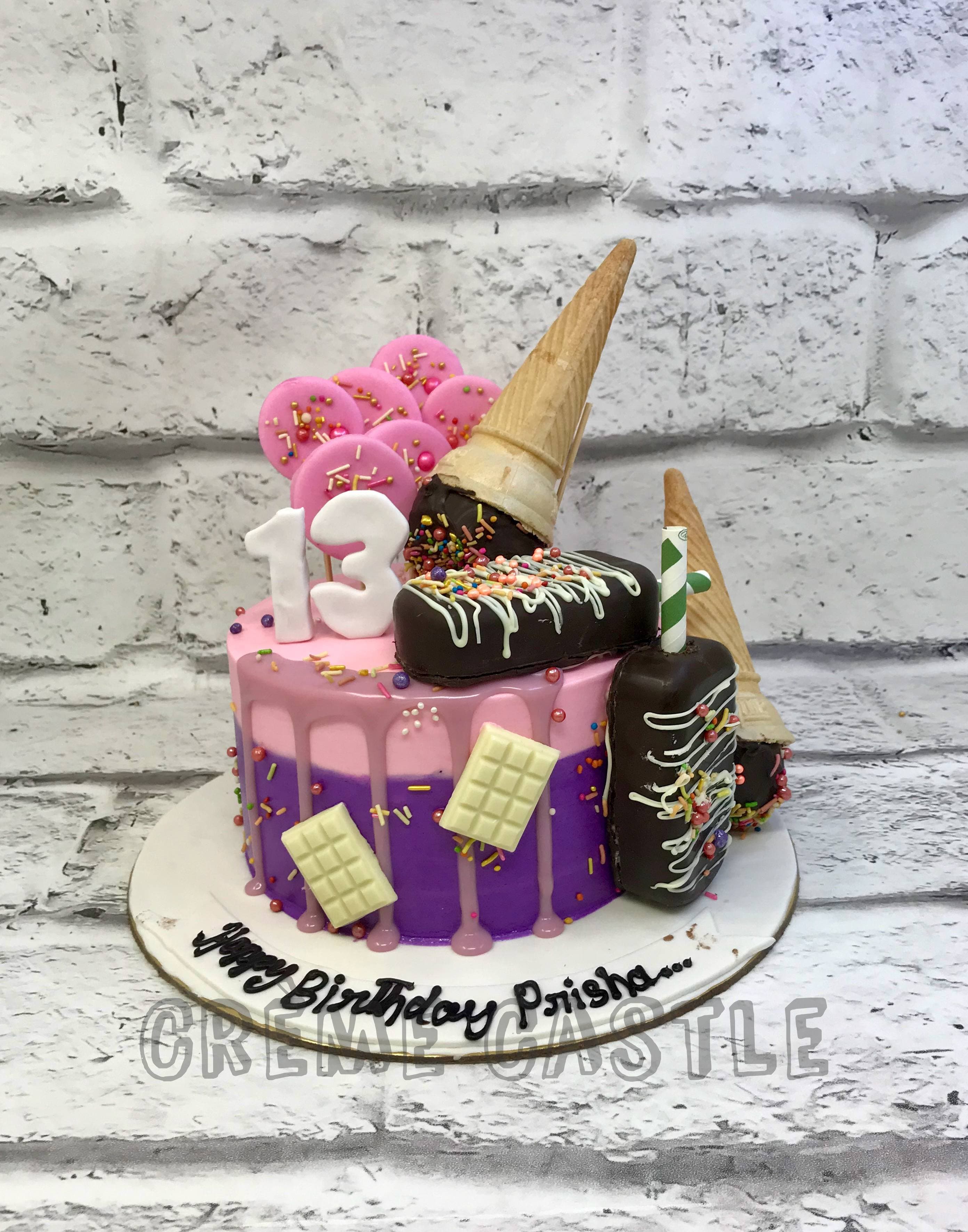Order Fruit Cone Tower Cake Online | Cakes & Bakes®