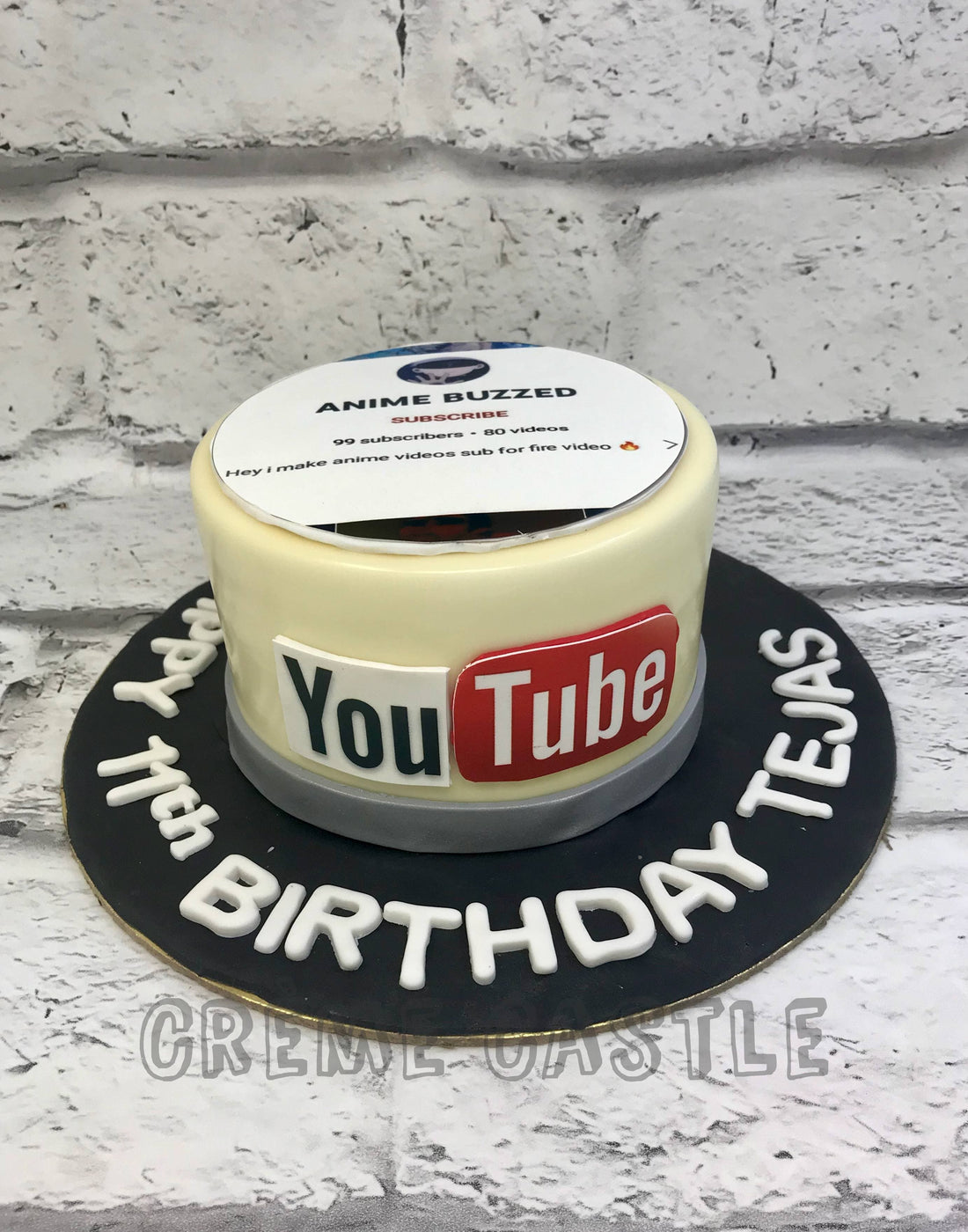 YouTube Influencer Cake