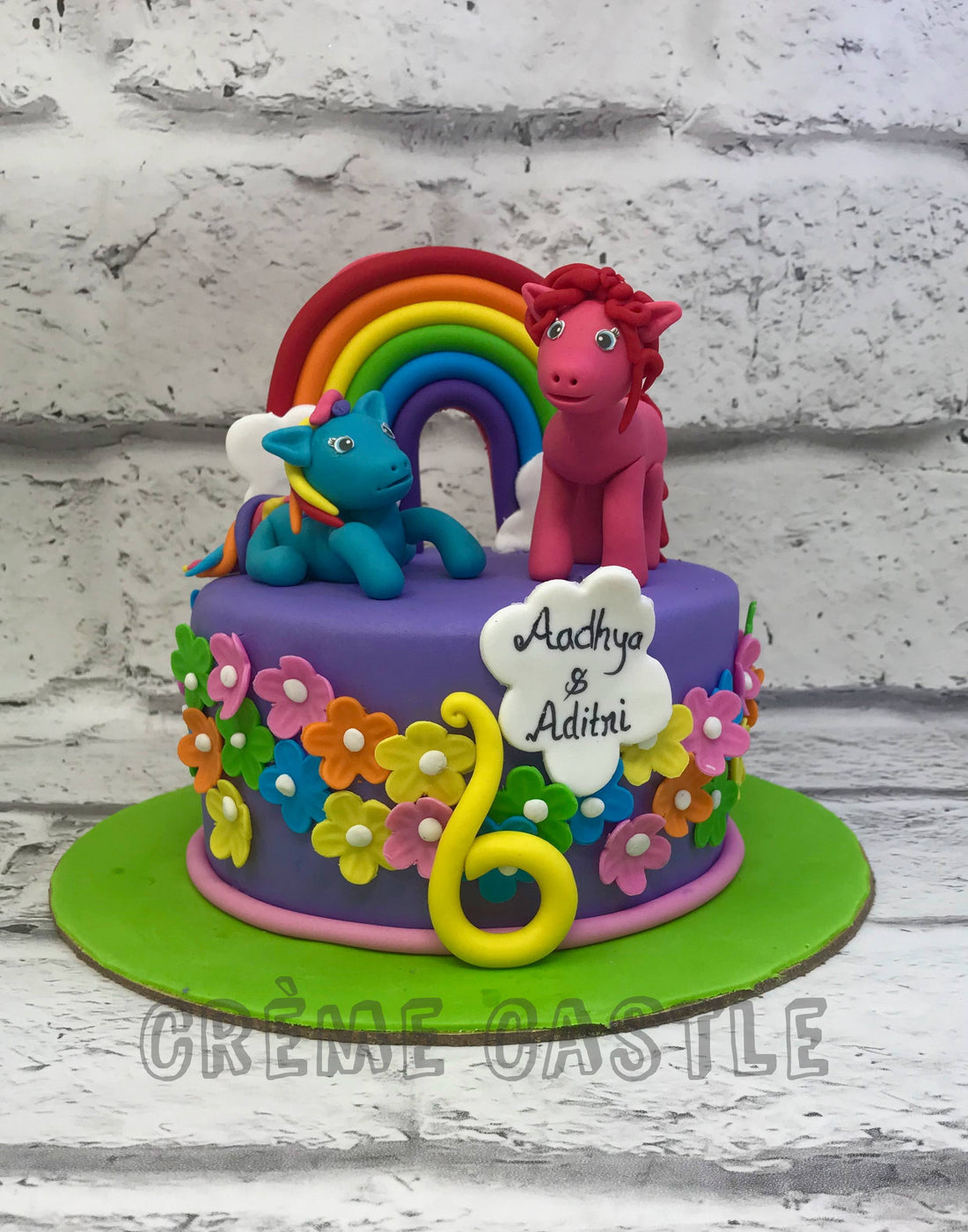 Pony Colorful Cake