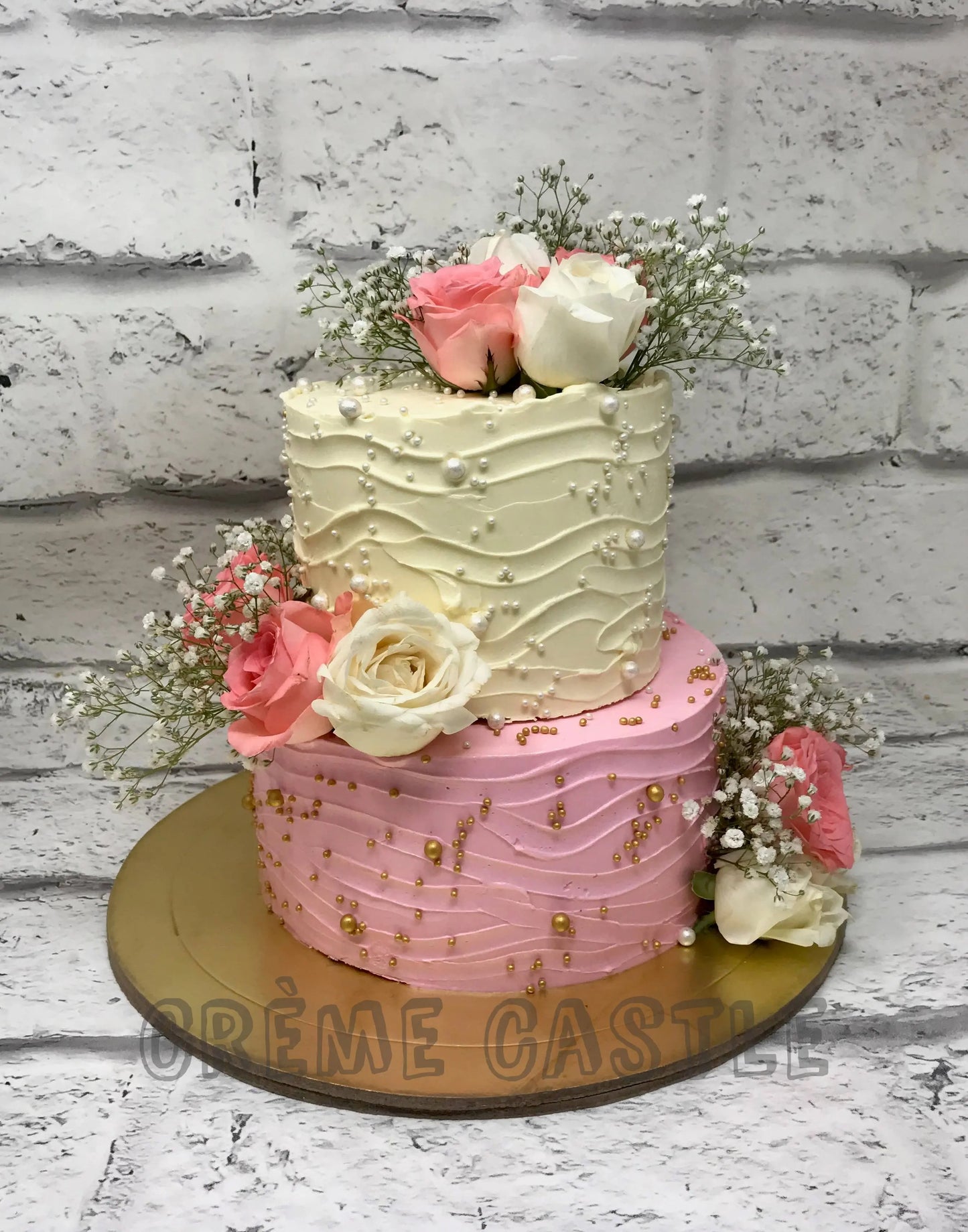 Trendy Wedding Cake | Creme Castle