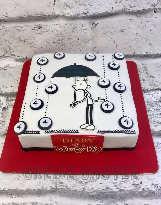 Wimpy Diary Cake