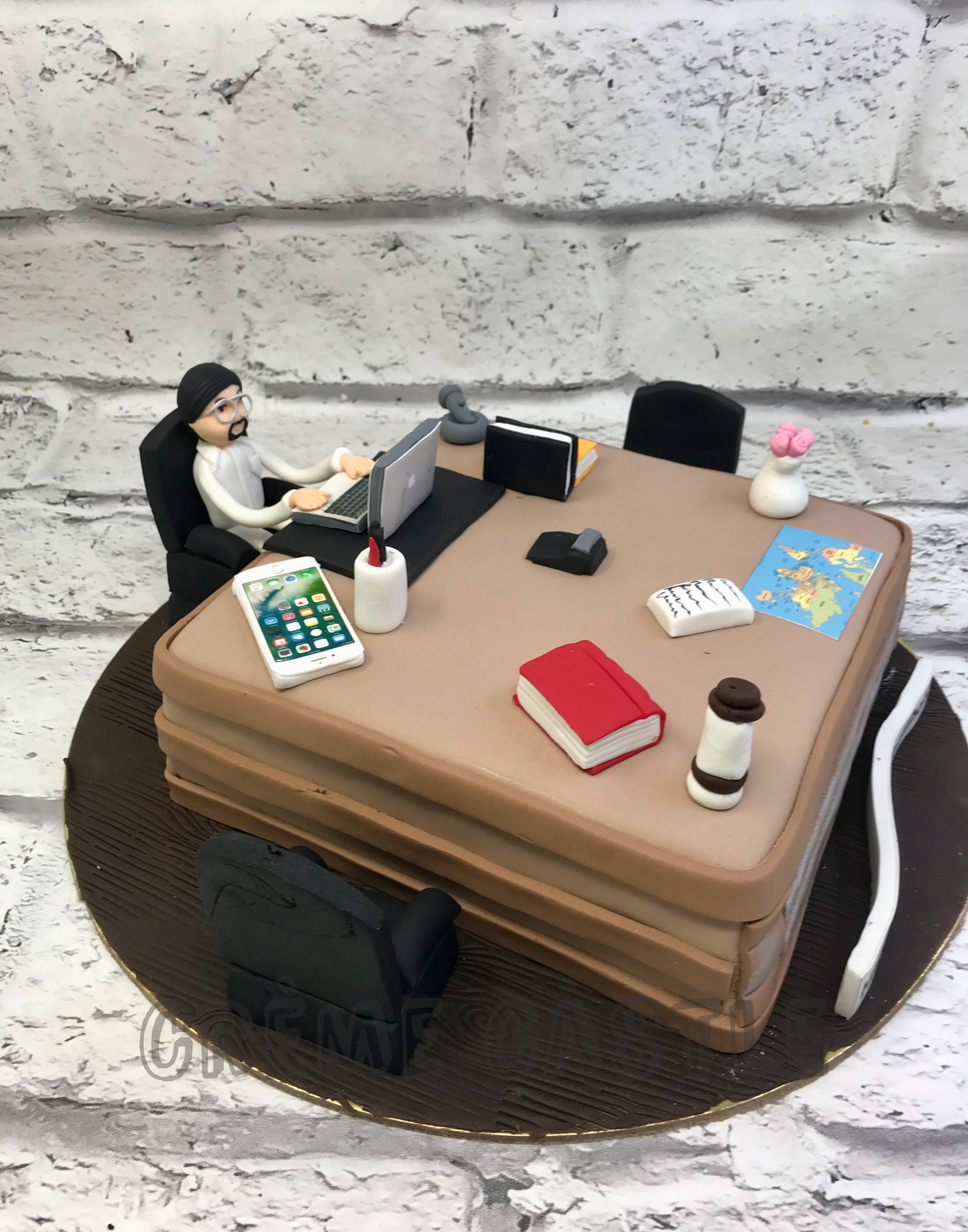 The Office birthday cake | Bad cakes, Birthday food, Creative baking