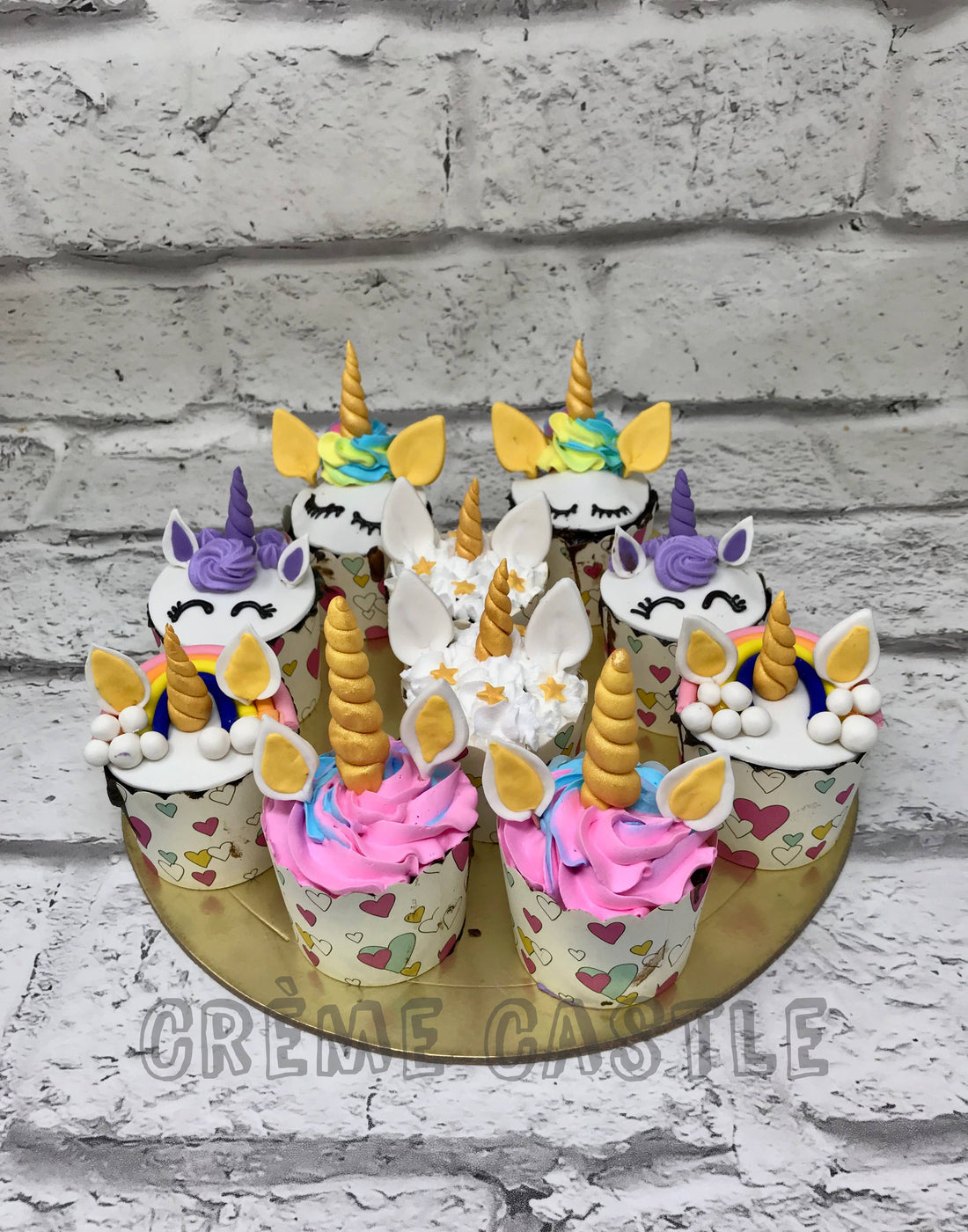 Unicorn Multicolor Cupcakes
