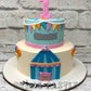 Carnival Hut Cake Creme Castle