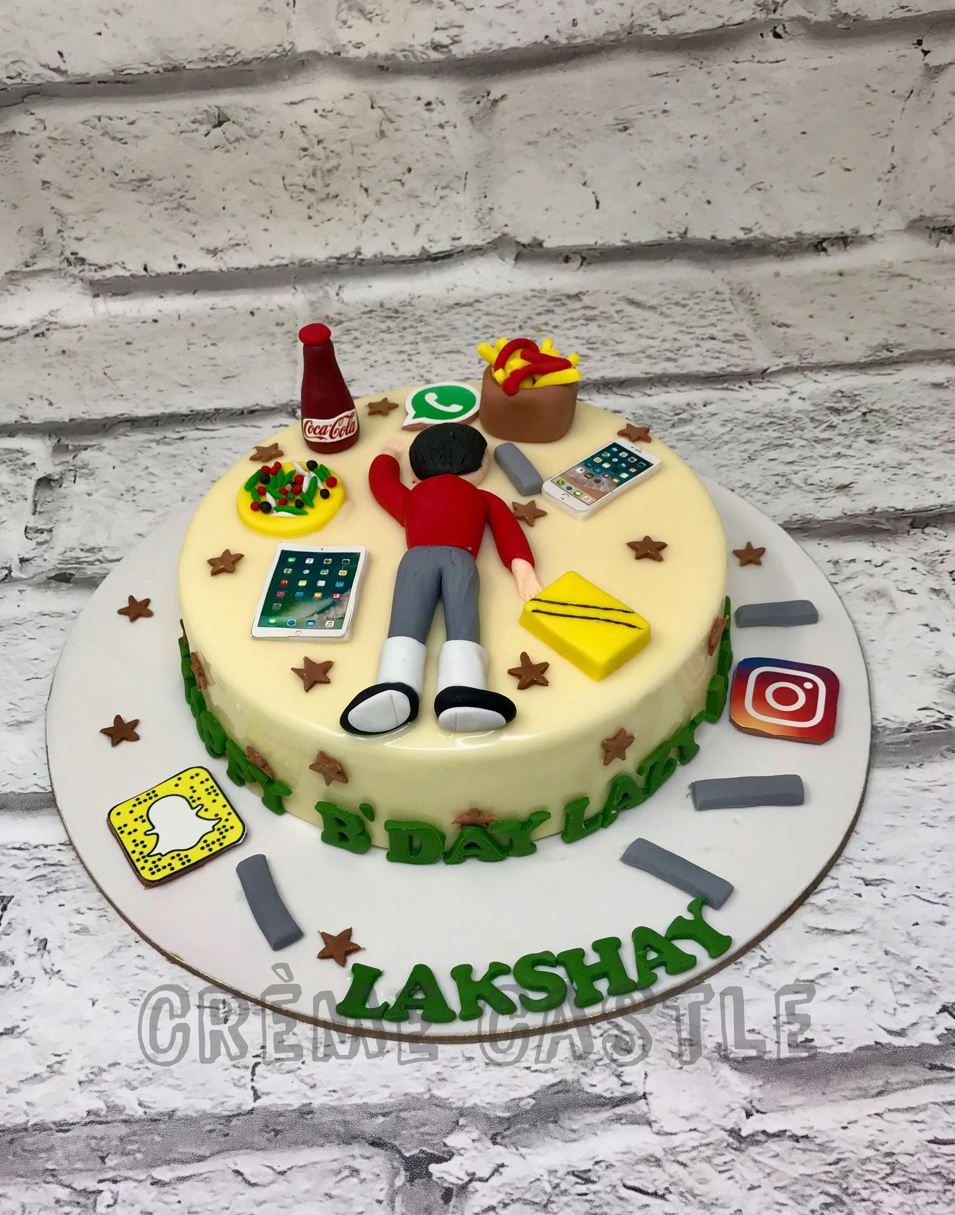 Workaholic Theme Cake with Chill by Creme Castle