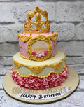 Tiara Gold Tier Cake