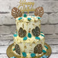 Gold Tropical Lead Cake