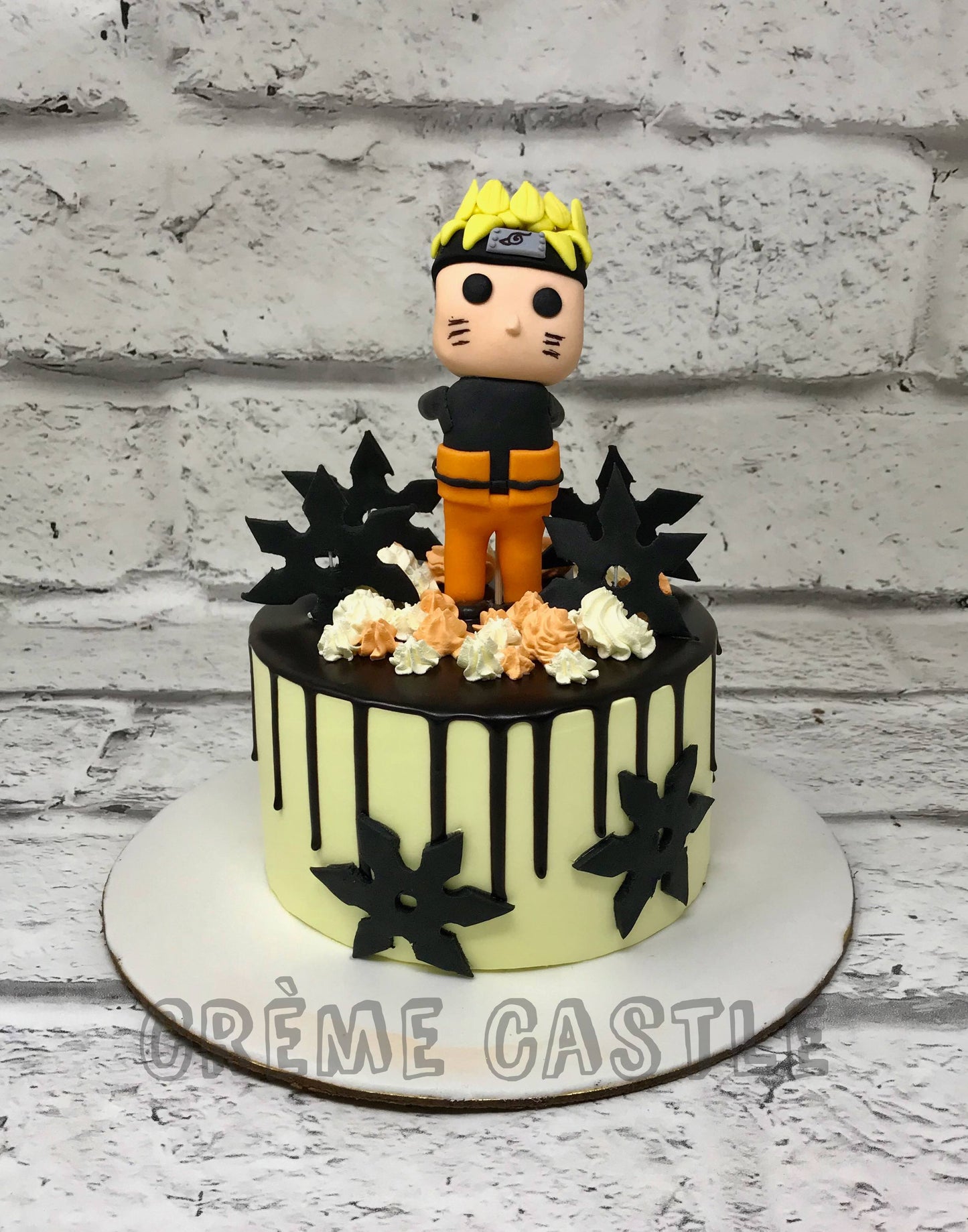 Naruto Theme Cake by Creme Castle