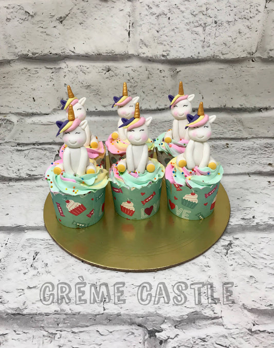 Pastel Unicorn Cupcakes