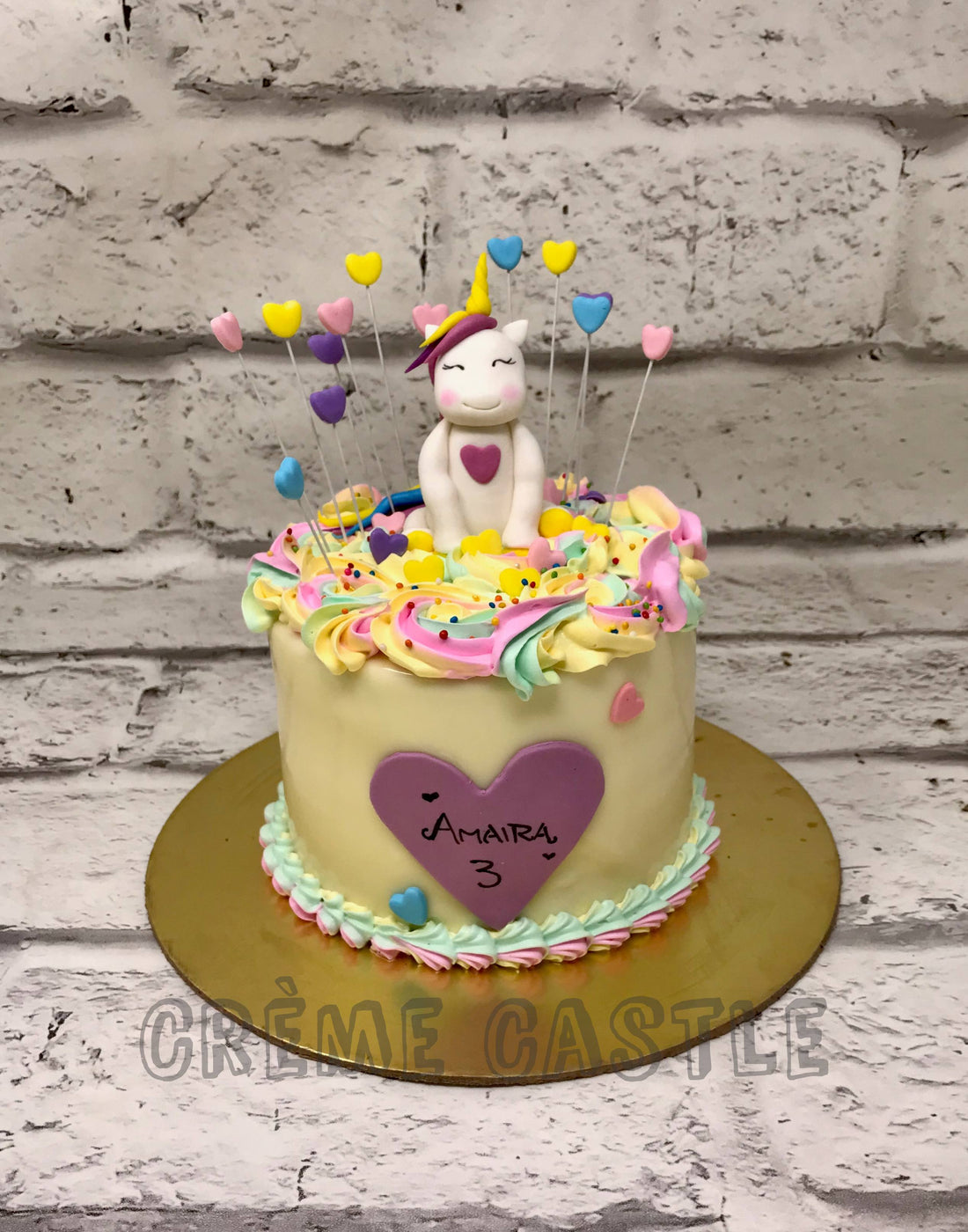 Creamy Unicorn Cake