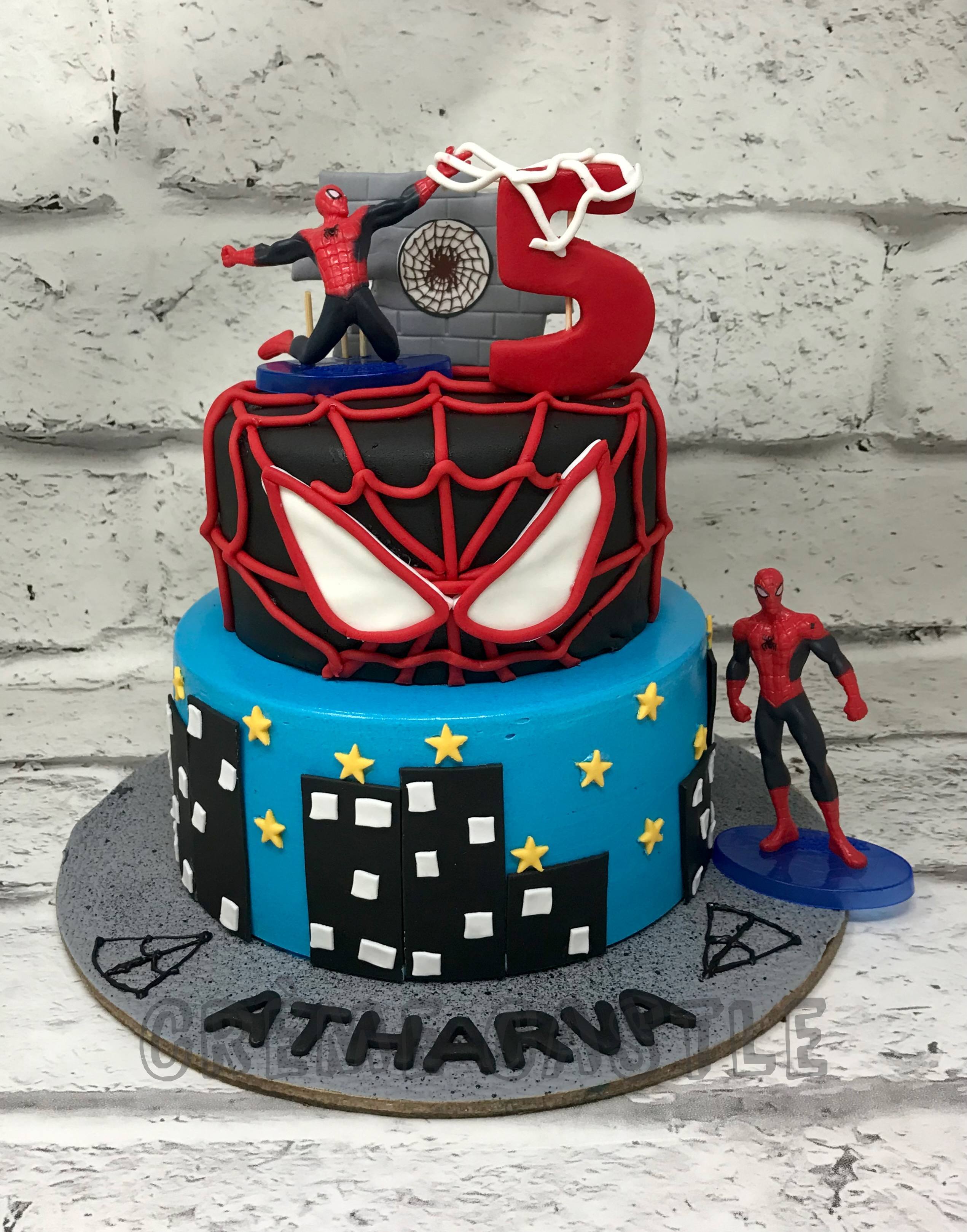 Spiderman | Spiderman cake, Novelty birthday cakes, Spiderman birthday cake