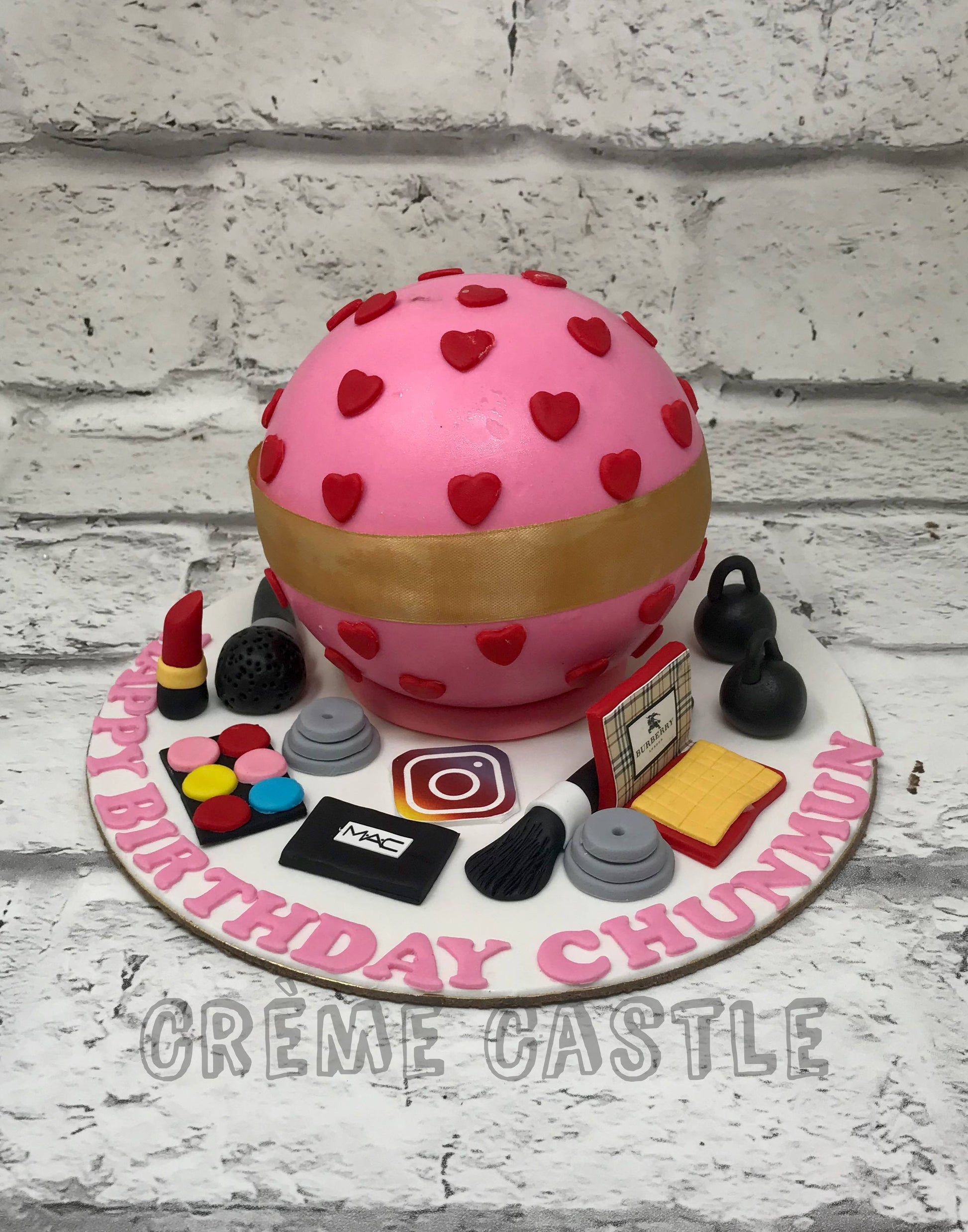 Cosmetics Pinata Cake