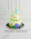 Dinosaur White Cake