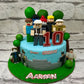 Roblox Theme Cake with Character by Creme Castle