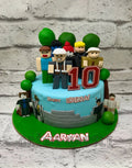 Minecraft Characters Cake