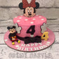 Minnie Mouse Cutout Cake Creme Castle
