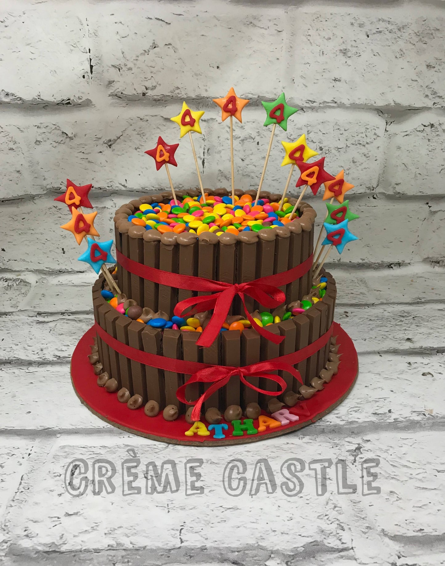 KitKat Gems Tier Cake