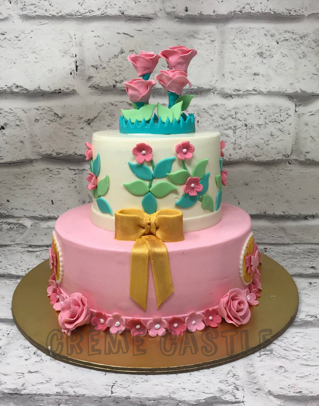 Roses Bunch Tier Cake